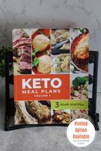 Load image into Gallery viewer, Keto Meal Plan - 3-Month Keto Meal Plans with Grocery Lists (Volume 1)