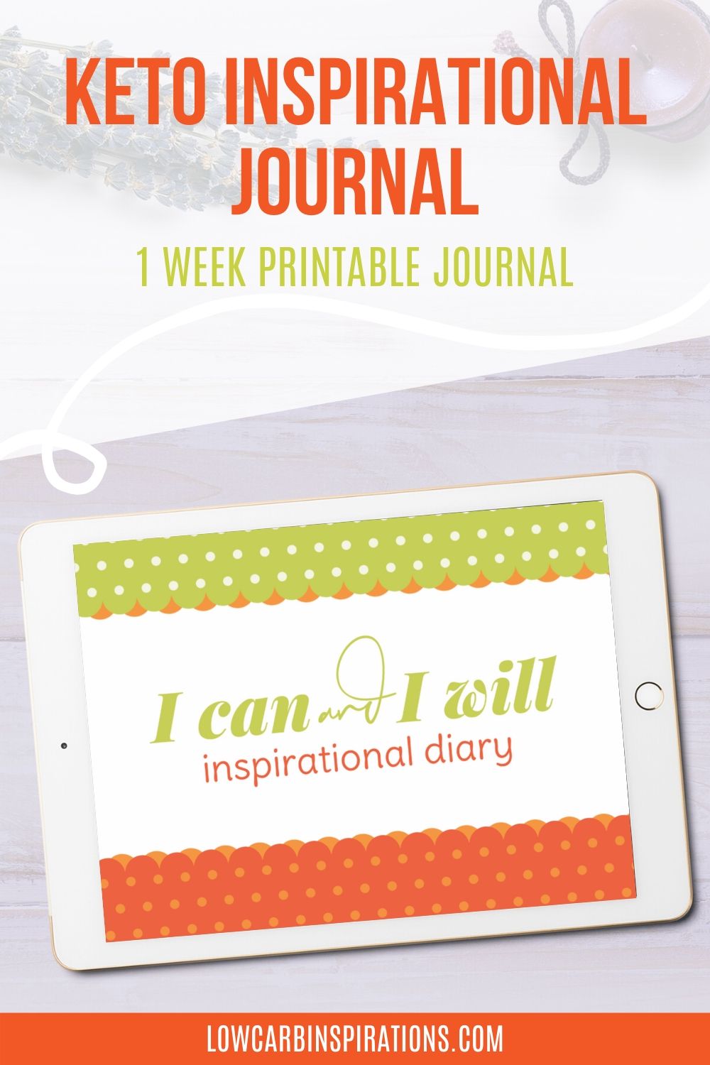 Keto Inspirational Journal