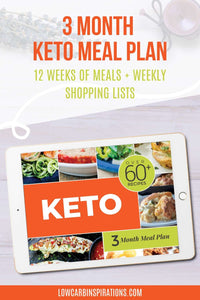 Keto Meal Plan - 3 Month Meal Plans with Grocery Lists (Volume 3)