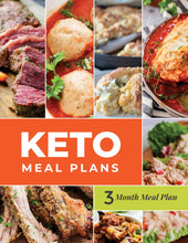 Load image into Gallery viewer, Keto Meal Plan - 3-Month Keto Meal Plans with Grocery Lists (Volume 1)