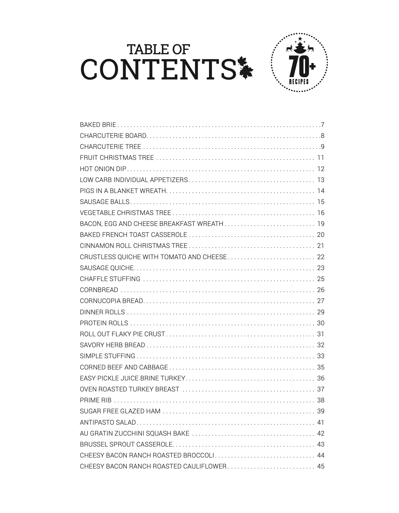 Holiday Season Recipes eCookbook (digital download)