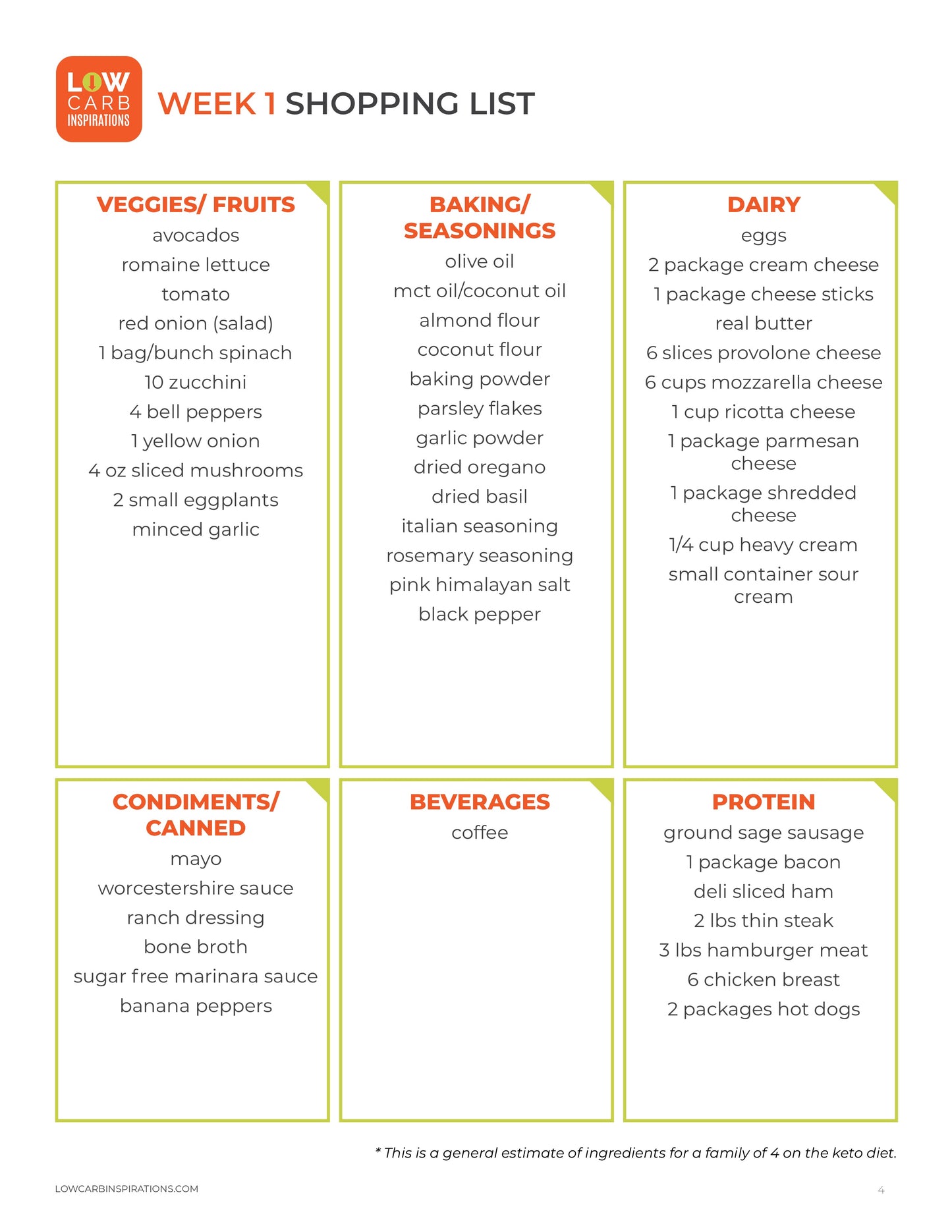 Keto Diet Menu - 3-Month Keto Menu Plans with Grocery Lists (Volume 2)