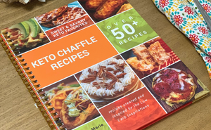 Keto Chaffle Recipes Cookbook (Spiral)