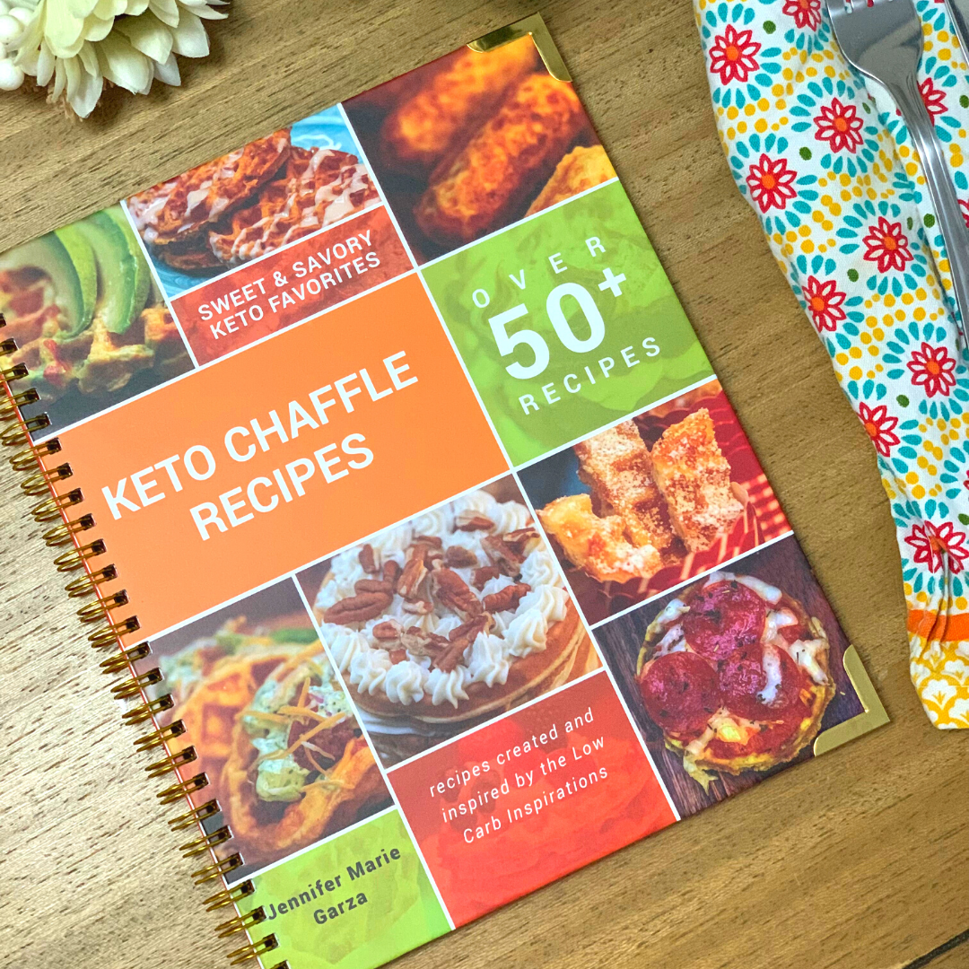 Keto Chaffle Recipes Cookbook (Spiral)