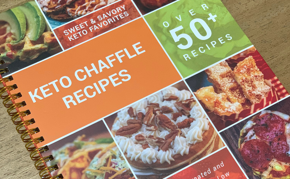 Keto Chaffle Recipes Cookbook (Spiral)