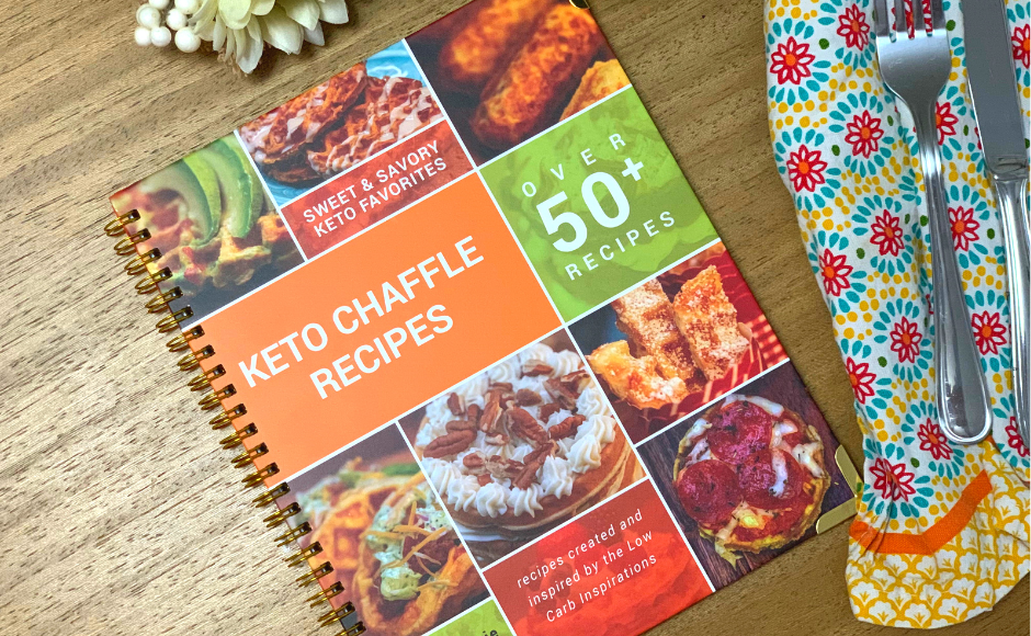 Keto Chaffle Recipes Cookbook (Spiral)