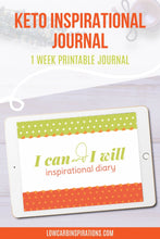 Load image into Gallery viewer, Keto Inspirational Journal