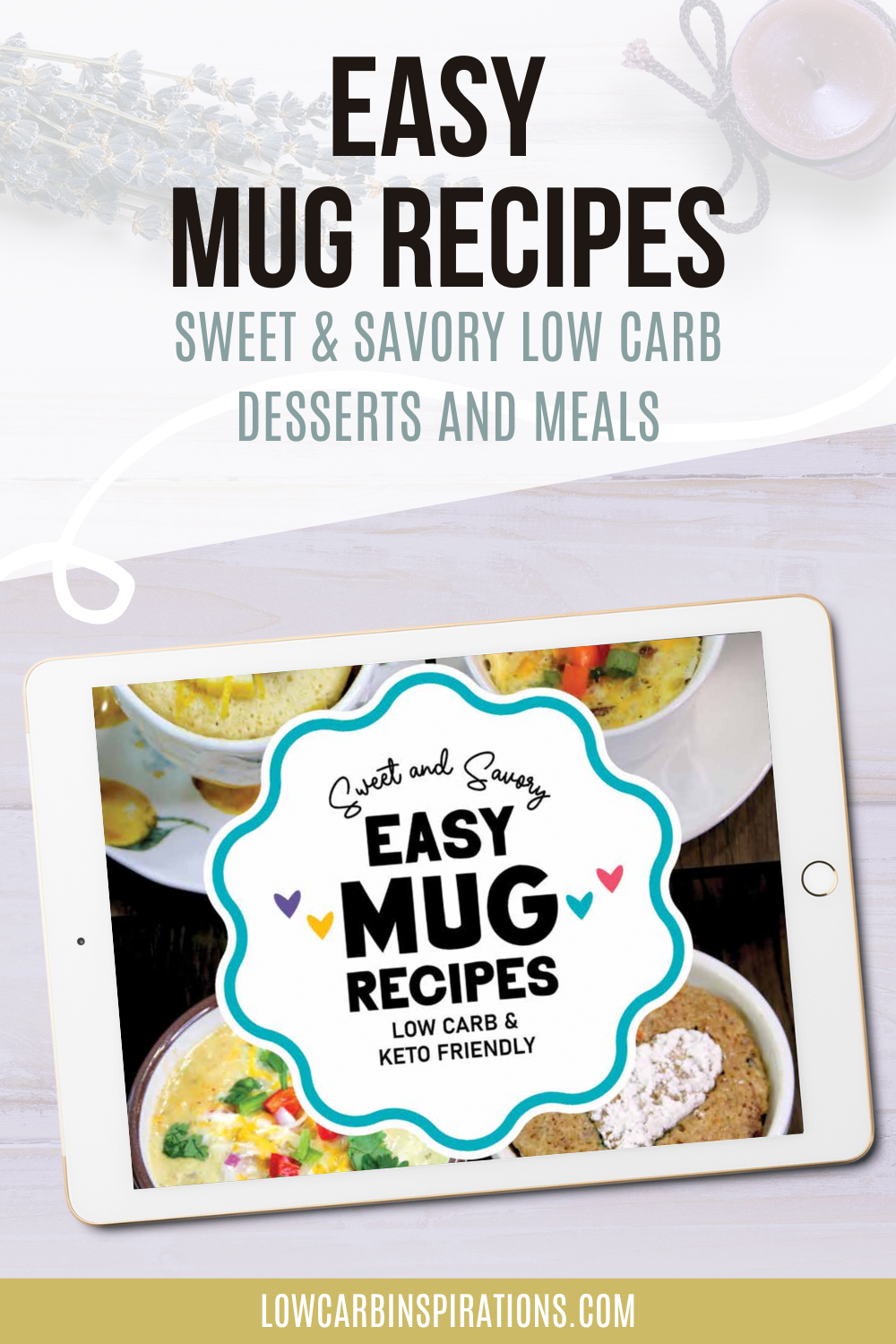 Easy Mug Recipes - Sweet & Savory Mug Cup Recipes (digital download)