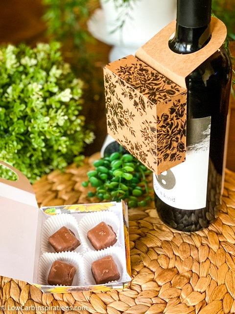 Wine Bottle Hanging Box Printable (SVG and PDF formats)