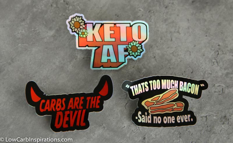 Keto AF Stickers - You're Doing it Right