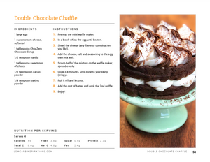 Keto Chaffle Recipes eBook Cookbook