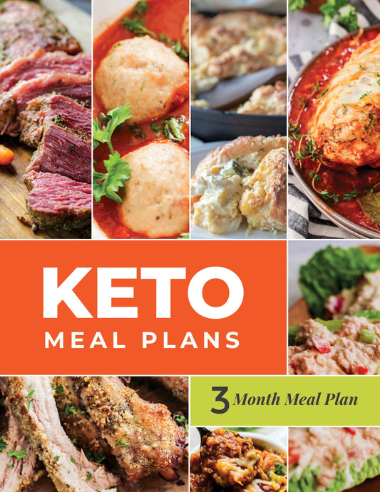 Keto Meal Plan - 3-Month Keto Meal Plans with Grocery Lists (Volume 1)