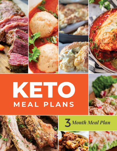 Keto Meal Plan - 3-Month Keto Meal Plans with Grocery Lists (Volume 1)