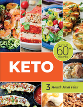 Load image into Gallery viewer, Keto Meal Plan - 3 Month Meal Plans with Grocery Lists (Volume 3)